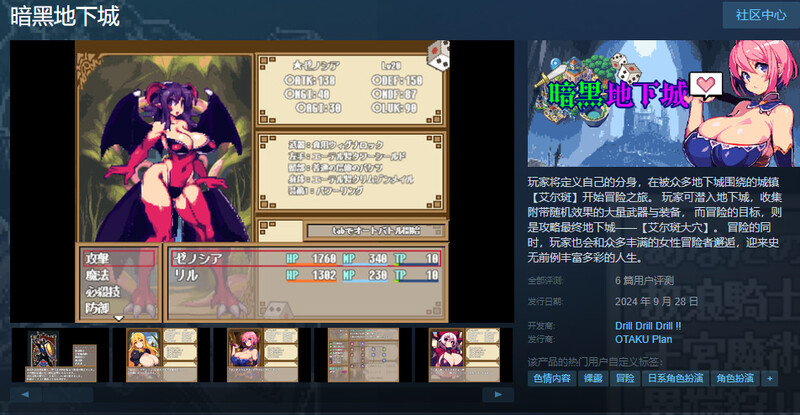 [冒险3D/JRPG] 暗黑地下城 Dungeon And Darkness V1.1 STEAM官中版 [600M]