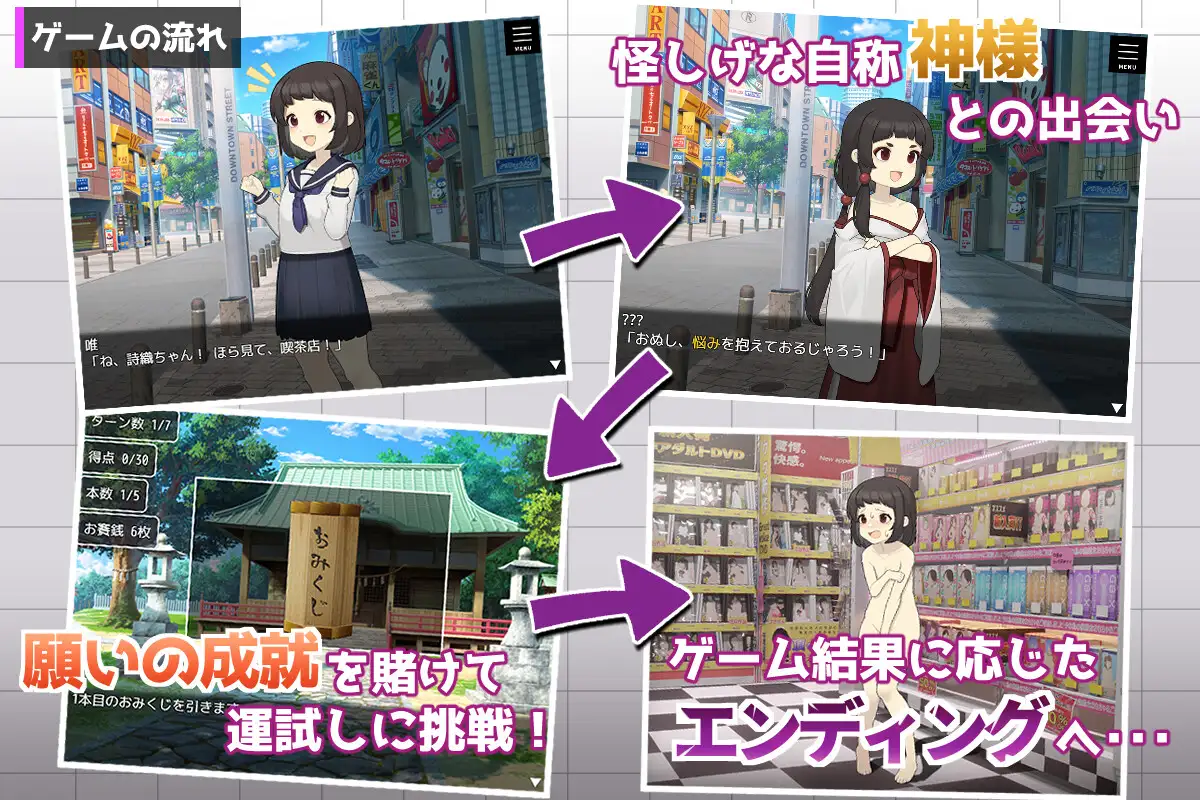 新作[冒险SLG/羞耻/耻辱] 美琴的变转成就 ミコトの変転成就 AI汉化版+作弊模式+自带全回想 [500M]