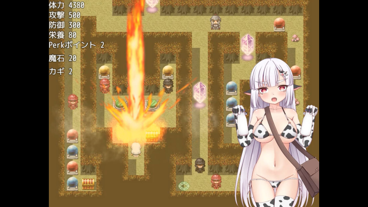 新作[地牢RPG/NTR/异种X] 巴夫罗与色情陷阱迷宫（バッファローとエロトラップダンジョン） Steam官方中文版+全回想存档 [730M]