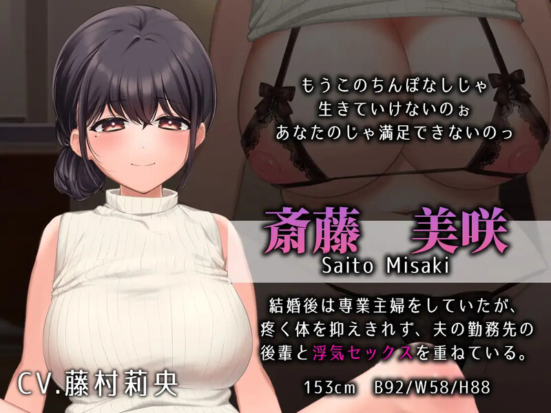 [日式SLG/Live2D 动画] 监视妻子的远程偷情性行为 妻の浮気セックスを遠隔操作してガン見  机翻汉化版 [PC+安卓900M]