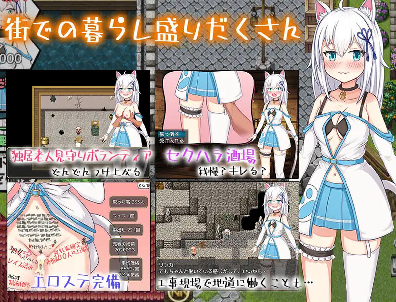 [日式SLG/汉化] 赚钱吧!猫耳娘～异世界卖春SLG～ 稼げ猫耳娘 ～異世界売春SLG～ AI汉化版+全CG存档 [2.40G]