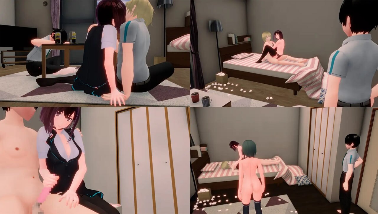 新作[互动3D/NTL/动态] 手机彼端的她～最近对话中她的样子有些奇怪…～ スマホの向こう側の彼女～最近、会話中の彼女の様子がおかしい…～ v1.0.2 生肉版 [3.70G]