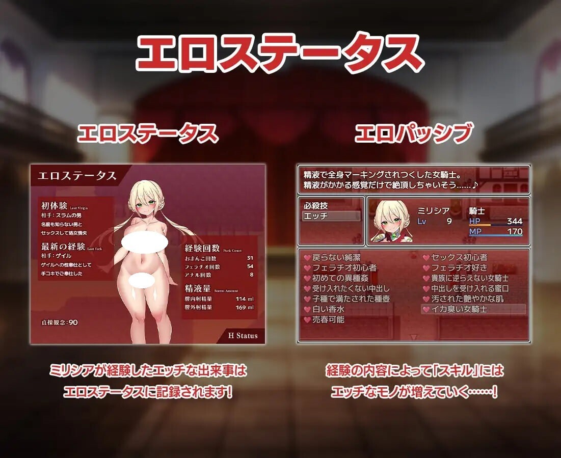 新作【回合RPG/战斗H/强X异种X】性骑士物语（性騎士物語 ～少女に迫る淫欲貴族～）官中步兵版+全回想存档 [910M]