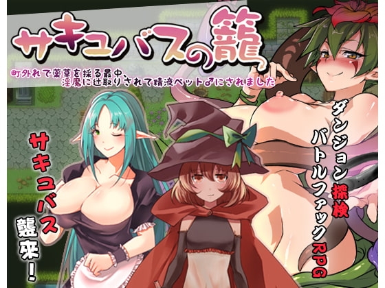 [日式RPG/官中] 魅魔的囚笼 サキュバスの籠 –  町外れで薬草を採る最中、淫魔に辻取りされて精液ペット♂にされました v1.02 官中版+存档 [430M]