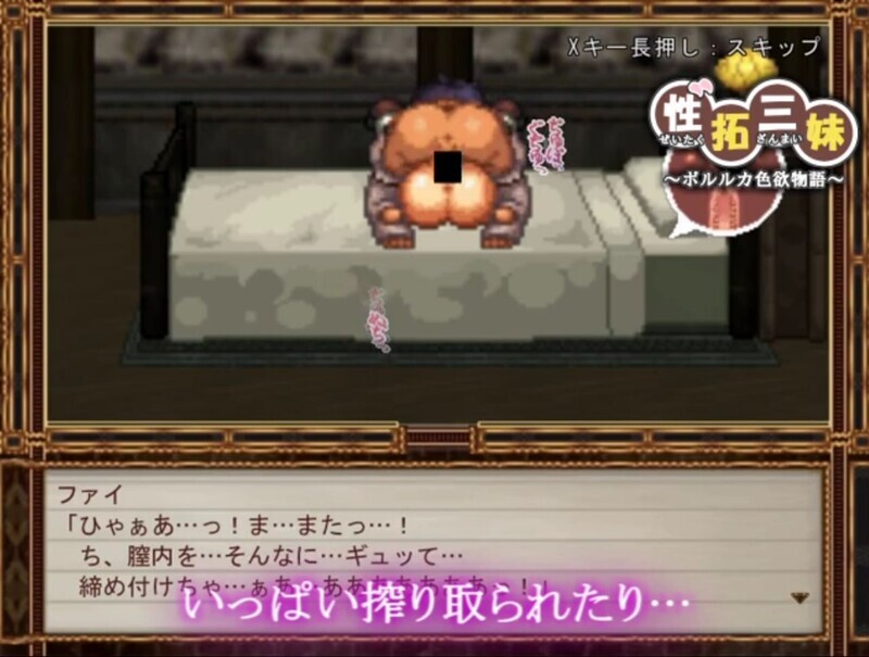 新汉化[探索RPG/像素动态] 性拓三妹~波尔鲁卡色欲物语~ 性拓三妹～ポルルカ色欲物語～ V1.1 AI汉化版 [670M]