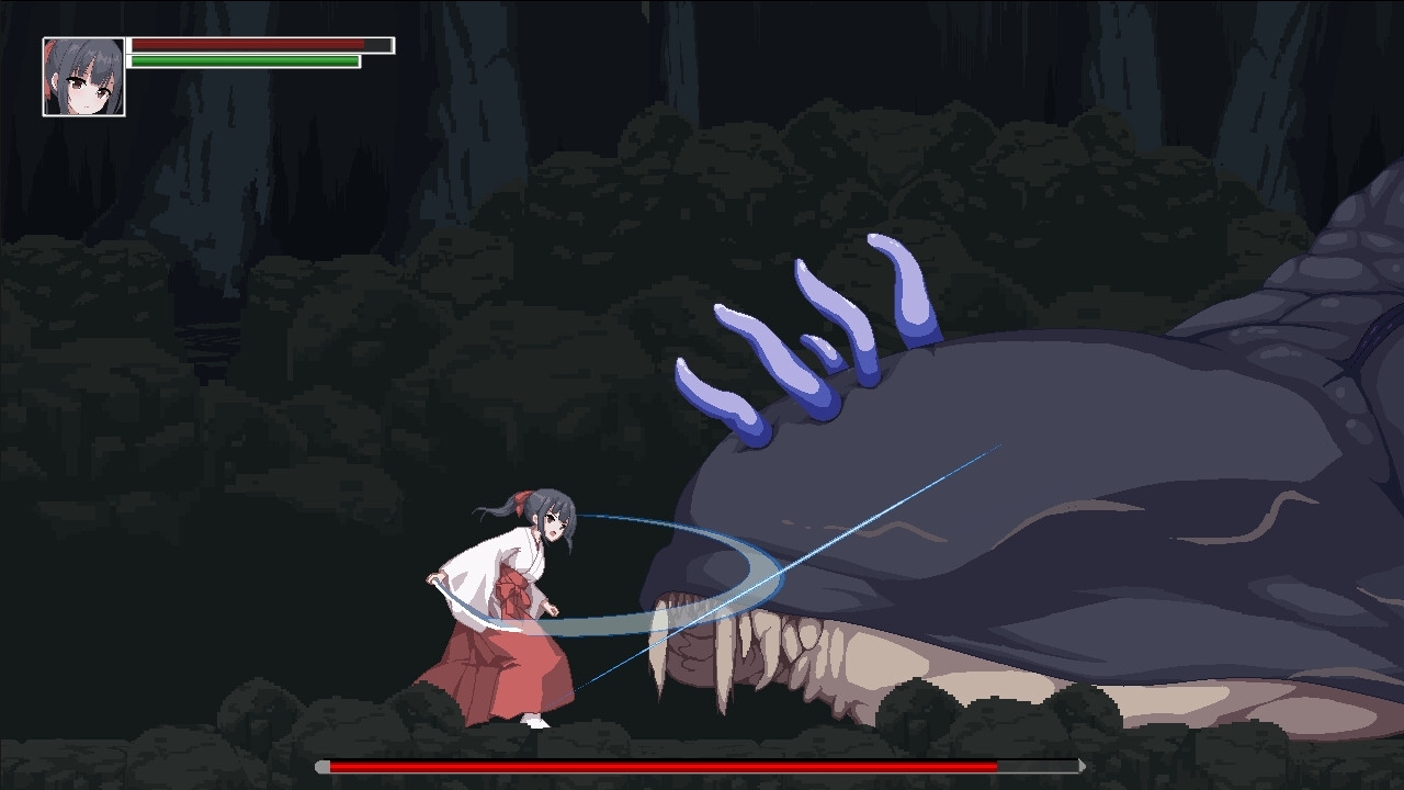 新作[日式ACT/异种X/动态] 退魔巫女稻芽 退魔巫女イナメ AI汉化版 [1.20G]