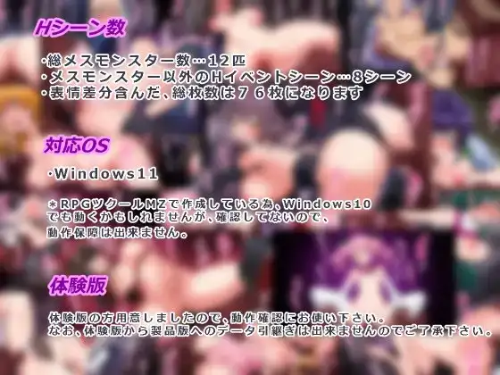 新汉化[日式RPG/强X/雌堕] 女性任务 メスマンクエスト AI汉化版 [350M]