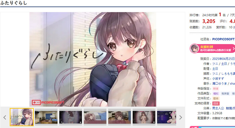 更新[爆款SLG/互动养成/抚摸触摸/动态] 两人生活 ふたりぐらし v1.672 AI汉化版+存档 [4.90G]