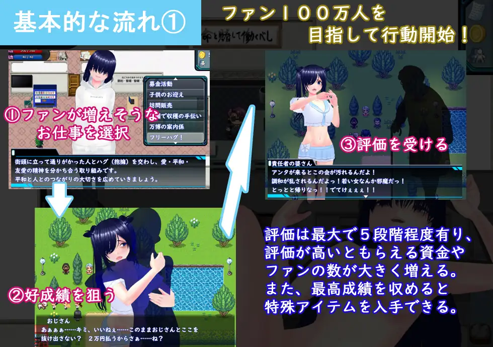 新作[探索RPG/巨乳爆乳] 目标是！成为阴暗角色和顶级偶像！ めざせ！ 陰キャとTOPアイドルを！ AI汉化版+全回想存档 [1.90G]