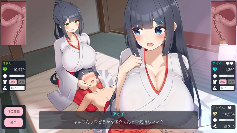 更新[养成SLG/触摸抚摸/后宫/Live2D动态] 正太村的淫习～与清纯双子巫女进行授孕3P的Live2D触摸SLG～ おねショタ村の淫習～お清楚双子巫女と孕ませ3PエッチするLive2DおさわりSLG～ V2.0 机翻版 [2.30G]