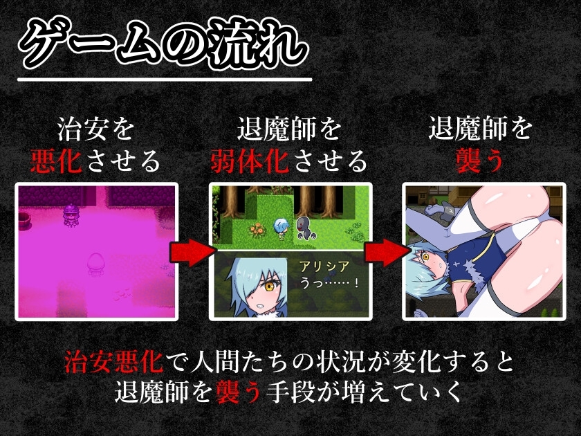 新汉化[日式RPG/强X/异种X] 玷污退魔师 退魔師を穢す 内嵌AI汉化版+作弊码 [PC+安卓 770M]