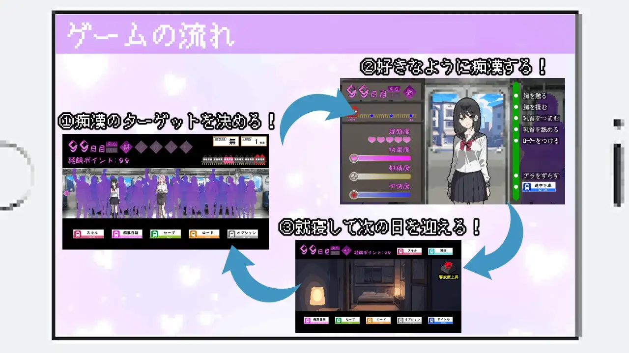 增添AZ[互动SLG/触摸抚摸] 所以我要当痴汉 だから俺は痴漢する AI汉化版+作弊码 [PC+安卓-1.10G]