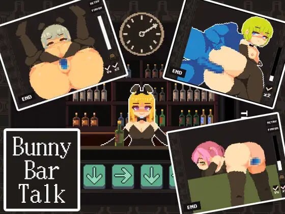 新作[日式SLG/兔女郎/像素动态] 兔女郎酒吧闲聊 BunnyBarTalk 官中步兵版 [290M]