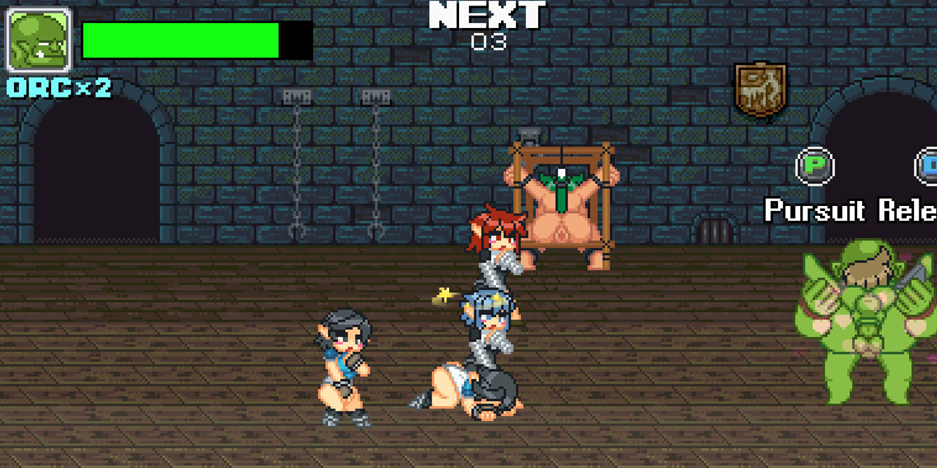 新作[日式ACT/像素动态] 魔物少女征服记 兽人战士篇 Monster Girl Conquest Records Battle Orc 官中步兵版 [320M]