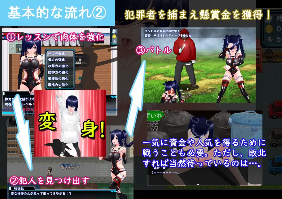 新作[探索RPG/巨乳爆乳] 目标是！成为阴暗角色和顶级偶像！ めざせ！ 陰キャとTOPアイドルを！ AI汉化版+全回想存档 [1.90G]
