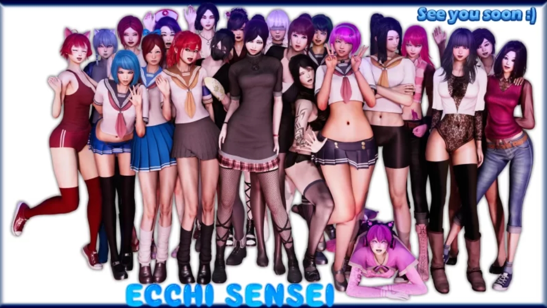 魔改整合版[亚洲风SLG/动态] 情色导师 EcchiSensei 包含1-4季全内容 汉化版 魔改整合版+黑暗心灵补丁 [PC+安卓 28.40G]