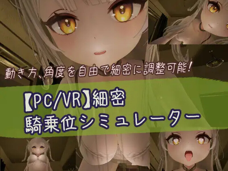 DL6月新作【3D互动/男受/全动态】精密骑乘位模拟器（細密騎乗位シミュレーター）生肉版 [1.10G]