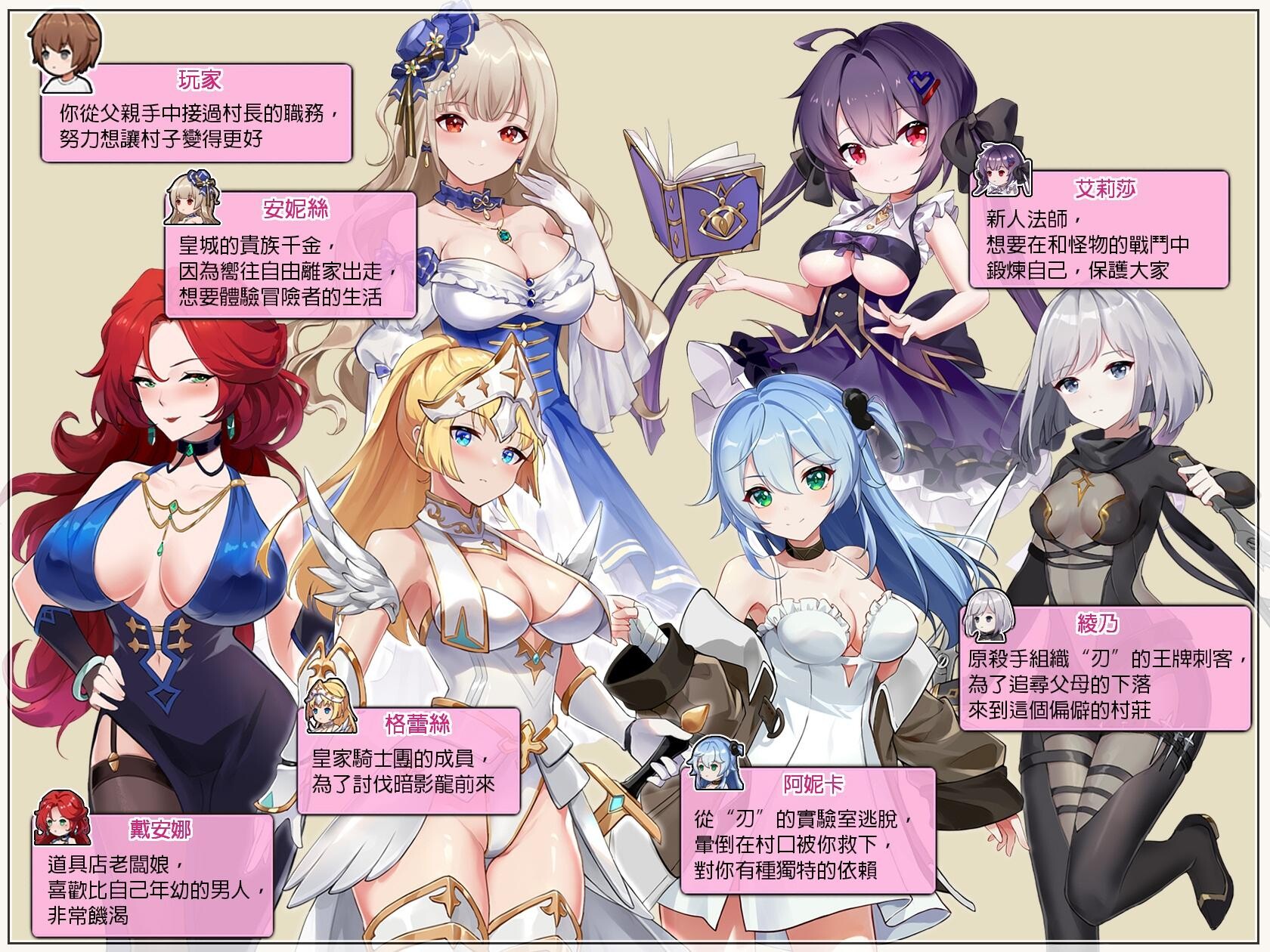 [亚洲风SLG/动态] 边境之村：杏爱与冒险~邊境之村 性愛與冒險~V1.6 官方中文版 [600M]