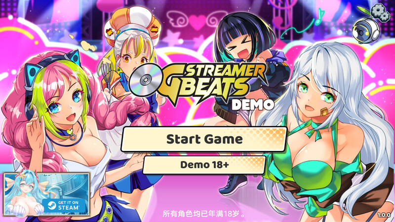 先行体验【休闲ACT/节奏音浪/动态】OG 主播计划：节奏出道！（OG Streamer Beats）V1.0 STEAM官中版 [2.10G]