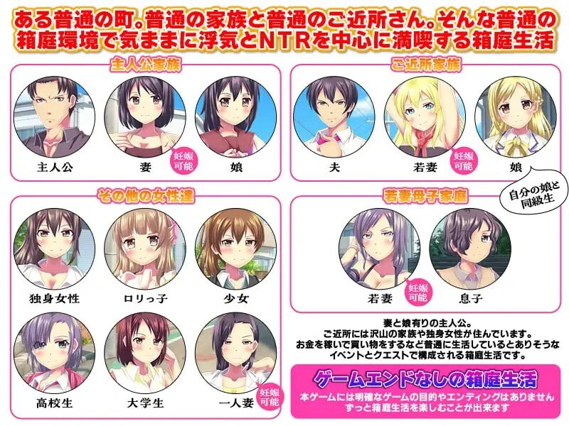 新作[爆款RPG/NTL/巨乳爆乳] 普通的出轨与NTR生活模拟器 普通の浮気とNTR生活シミュレーター AI汉化版 [1.0G]