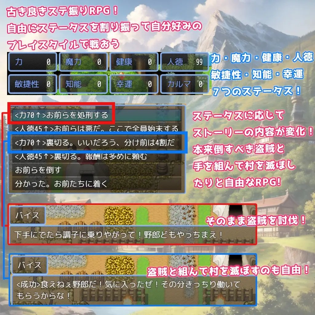 【回合RPG/AI生成/汉化】天使与恶魔的界线(白銀の天使 -天使と悪魔の境界線上)V1.0 内嵌AI汉化【1.20G】