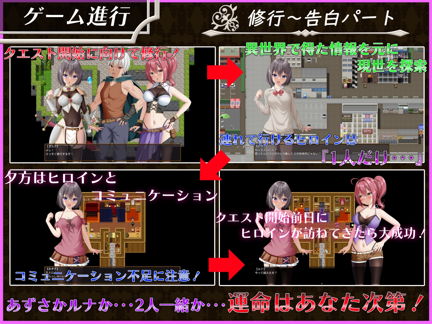 新汉化[日式RPG/战斗H/NTR寝取] NTR平行救济 パラレルリリーフ AI汉化版+礼包码 [PC+安卓 3.80G]