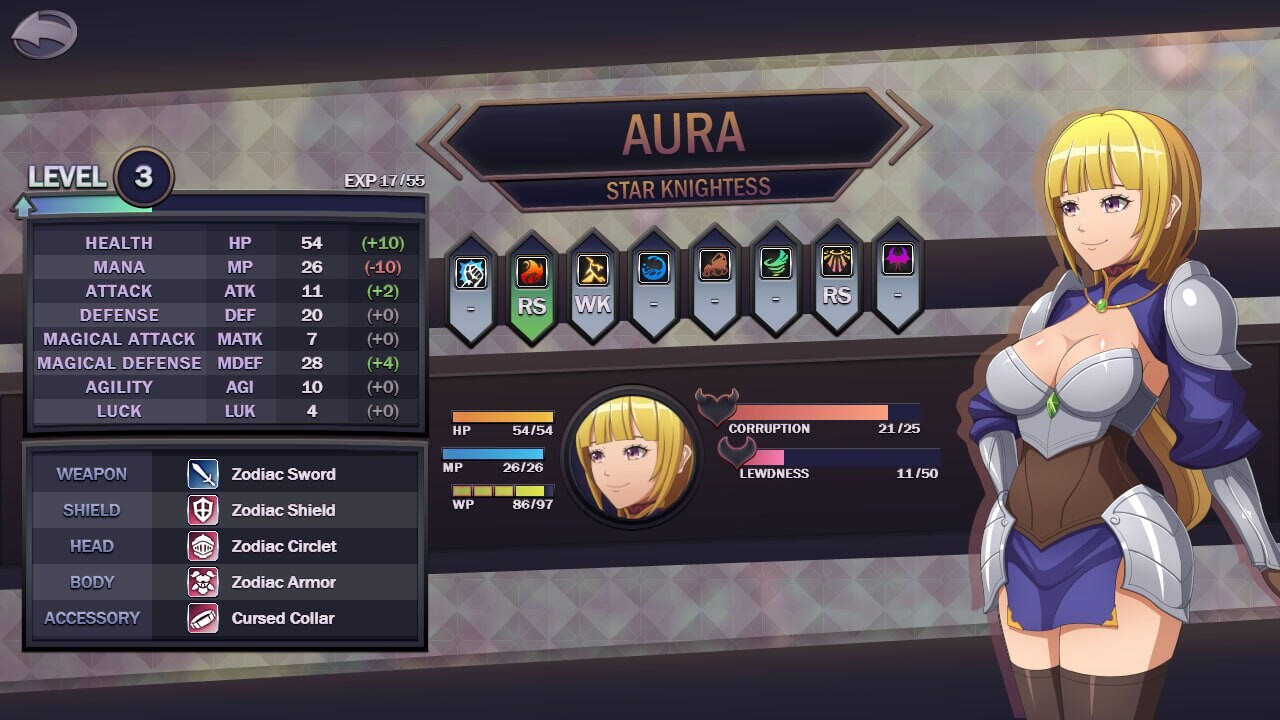 新汉化[欧美RPG/无码/幻想] 星之骑士姬奥拉 Star Knightess Aura V1.2.1 内嵌AI汉化步兵版+全回想存档 [900M]