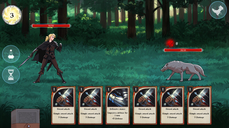 新汉化[卡牌肉鸽SLG/沙盒/动态] 猎魔人物语 Knightly Passions Ver1.6  精翻汉化步兵版+DLCs [PC+安卓3.10G]