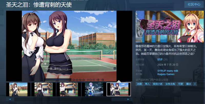 【拔作ADV/淫虐多P/官中】圣天之泪:惨遭背刺的天使(狙われた女神天使エンゼルティアー ~守った人間達に裏切られて~)V1.0 STEAM官中【8G】