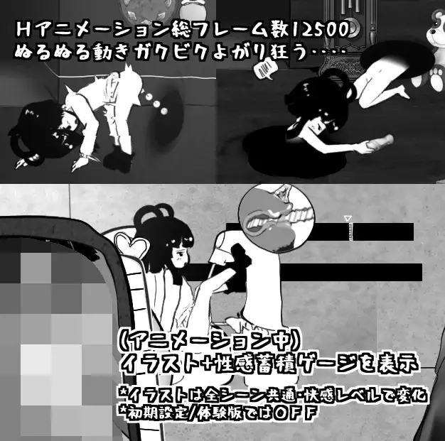 [冒险SLG/机械X/动态] 无法连续高潮就无法离开的房间 連続絶頂しなければ出られない部屋 正式版 [210M]