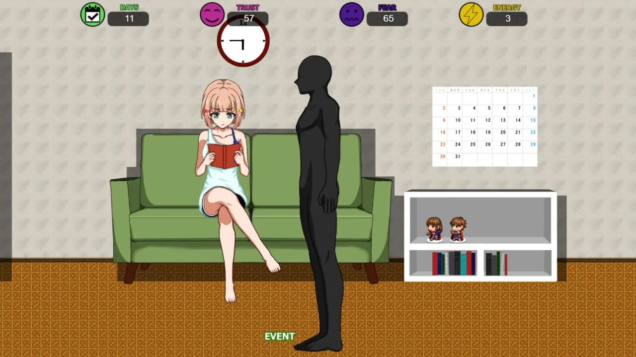 新作[互动SLG/像素动态] 失忆少女 Girl with Amnesia AI汉化版 [1.20G]