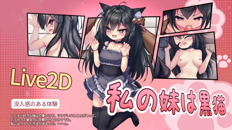 新作[日式SLG/Live2D/动态] 我的妹妹是只黑猫 私の妹は黒猫 官中版 [150M]