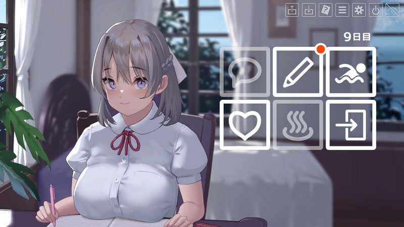 更新【互动SLG/触摸抚摸/动态】夏色课程~最后的夏天时光V1.01a