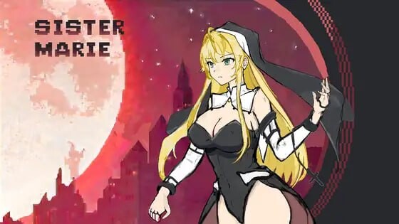 新作[日式ACT/幻想/像素动态] 玛丽修女的使命 Sister Marie’s Mission 官中版+自带全回想 [140M]