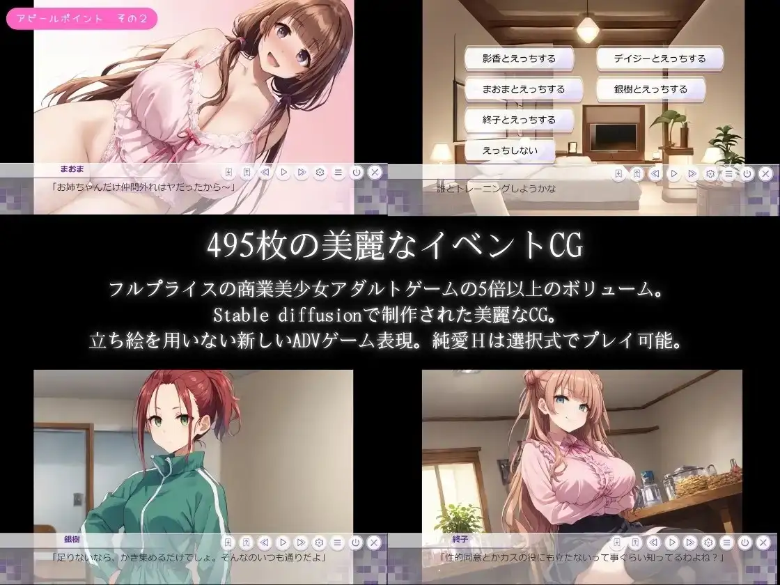 新作[爆款SLG/强X/乱交] 偶像冲突 IDOL CONFLICT AI汉化版+全回想存档 [2.90G]