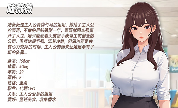 更新[沙盒SLG/都市后宫/动态] 职场幻想 Workspace Fantasy -Ver1.3.4- 官方中文步兵版 存档+全DLC [5.0G]