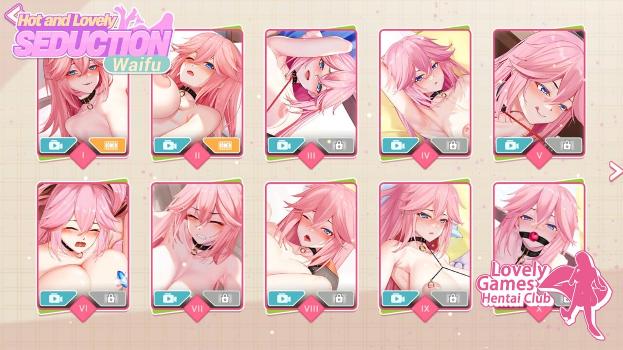 ST6月新作【三消SLG/全动态互动/无码】性感可爱的淫妻们：诱惑（Hot and Lovely : Seduction waifu） 官中步兵版+作弊 [1.90G]