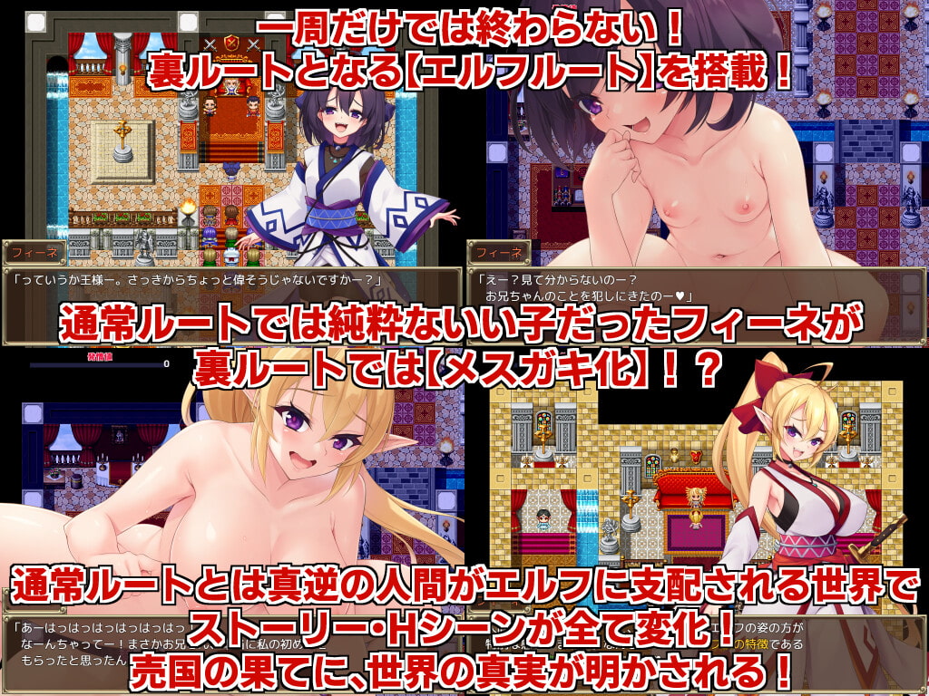 [日式RPG/官中] 精靈的奴隸御子菲涅～為什麼她要出賣自己的國家呢？～ エルフの奴○御子フィーネ～なぜ彼女は自国を売国したのか?～ 官中步兵版+DLC-奴隸御子外傳三部曲+自带全回想解放 [3.40G]