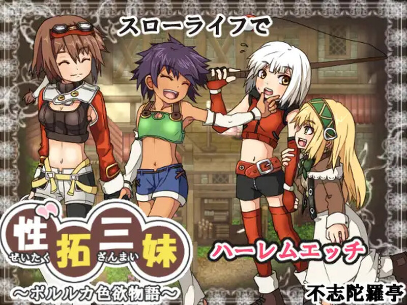 新汉化[探索RPG/像素动态] 性拓三妹~波尔鲁卡色欲物语~ 性拓三妹～ポルルカ色欲物語～ V1.1 AI汉化版 [670M]
