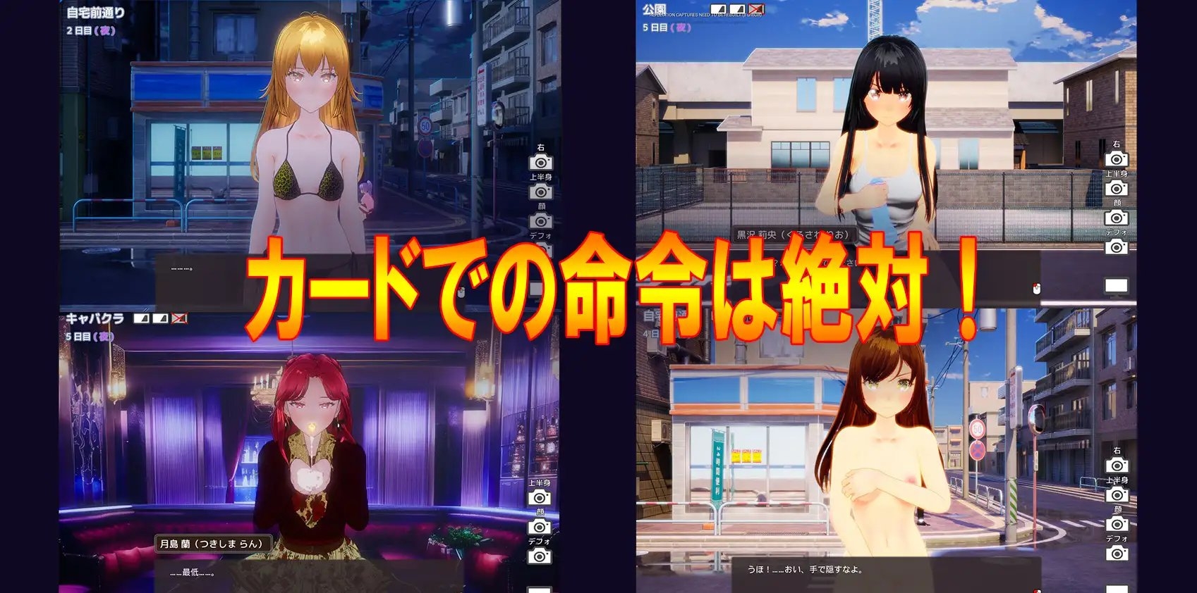 新作[3D互动/束缚/羞耻耻辱] 绝对指令卡片 絶対命令カード 生肉版 [2.40G]
