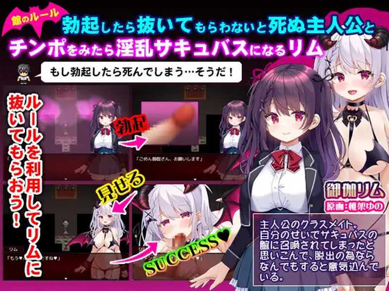 新作[爆款RPG/魅魔] 萝莉魅魔洋馆 ロリサキュバスの館 072官方中文步兵版+全回想存档 [900M]